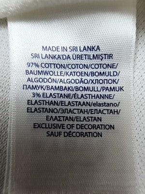 Polo Ralph Lauren White Golf Polo Shirt XL Short Sleeve Cotton