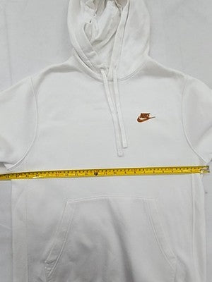 Nike Pullover Fleece Hoodie White Size S Unisex Adult