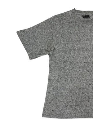 Champion Men's Heather Gray L Short Sleeve Crew T-Shirt Embroidered Logo