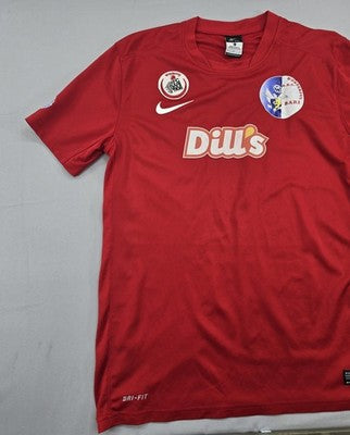Nike Men's L Red Dri-FIT Soccer Jersey Short Sleeve Mesh