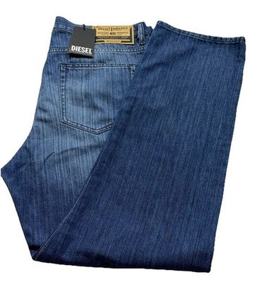 Diesel 2020 D-Viker Fly Button Men Jeans W34Xl32 Regular Fit Straight