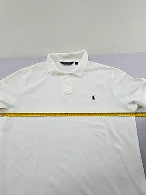 Polo Ralph Lauren White Golf Polo Shirt XL Short Sleeve Cotton