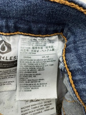 Levi's 511 Slim Fit Men's Jeans 30x30 Medium Blue Stretch