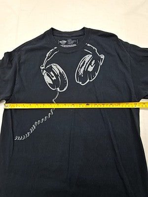 Hard Rock Cafe Black Music Graphic T-Shirt M 100% Cotton