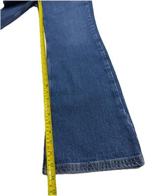 Zara Wide Leg Women Jeans Button Fly High Rise Front Pockets