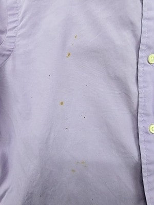 Polo Purple Slim Fit Long Sleeve Button Down Shirt S Cotton