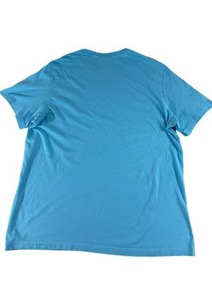 Nike Sportswear Turquoise XL Men's Cotton T-Shirt Short Sleeve