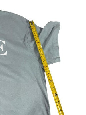 Nike Women's S Gray Athletic T-Shirt Swoosh Graphic Print