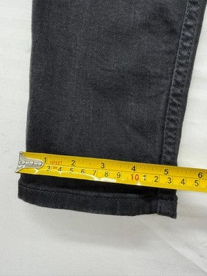 Levi's 502 Hi-Ball Black Slim Tapered Stretch Jeans W28 L32 Men