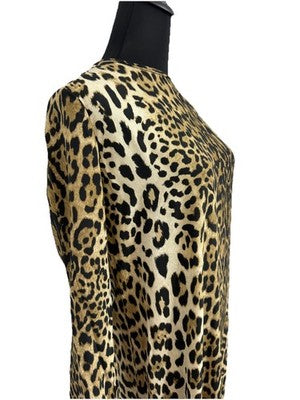 Zara BNWT Leopard Zw Collection Animal Print Dress Women's Size XS Fashion Midi