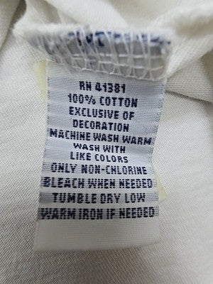 Polo Ralph Lauren Men's White Logo T-Shirt L Crew Neck Cotton NWOT