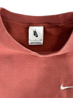 Nike Sportswear Club Fleece Burgundy Crewneck Sweatshirt S Men
