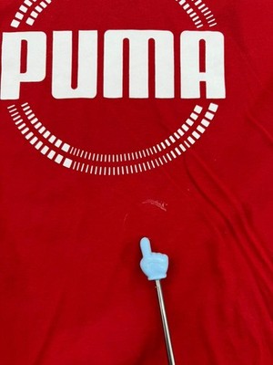 Puma Red Cotton T-Shirt XL Men's Short Sleeve Crew Neck