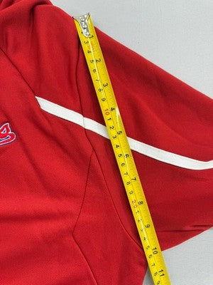 Adidas Men's Power Red Climalite Track Jacket M Full Zip