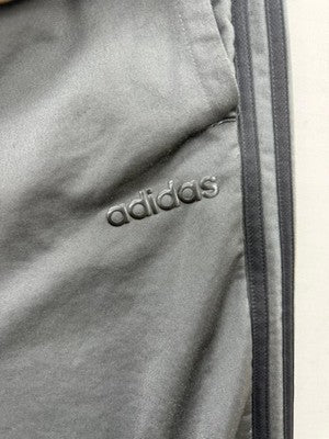 Adidas Grey Track Pants Men's XL Regular Fit Drawstring