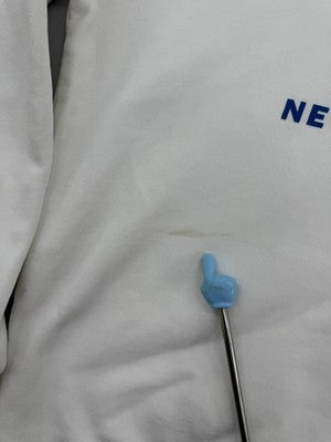The North Face Men's White Cotton Pullover Hoodie XL Regular Long Sleeve