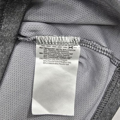 Adidas Men's XL Short Sleeve Polo Shirt Gray/Navy Climacool Poly XL