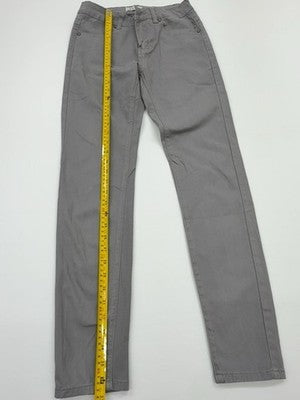 Elle Women Gray Chinos size XS product image 5