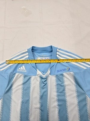 Adidas Argentina Striped Jersey XL Light Blue White ClimaCool Men
