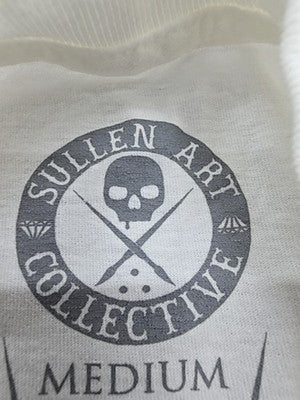 Sullen White Tattoo Crewneck Short Sleeve Medium T-Shirt