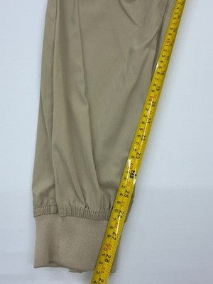 H&M Hombres Beige Utility Cargo Pantalones Slim Fit Talla M Cordón Elástico