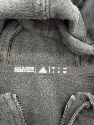 Adidas TCU Horned Frogs Black Full Zip Fleece Hoodie M