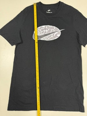 Nike Men's Black Graphic Print Short Sleeve Crew Neck T-Shirt Size S