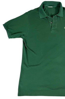 Lacoste Men's Green Polo Shirt Classic Fit Short Sleeve Cotton Size 4