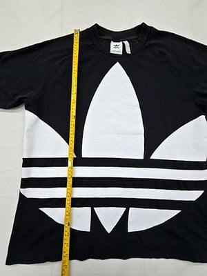 Adidas Originals Oversized Black/White Logo T-Shirt M Men
