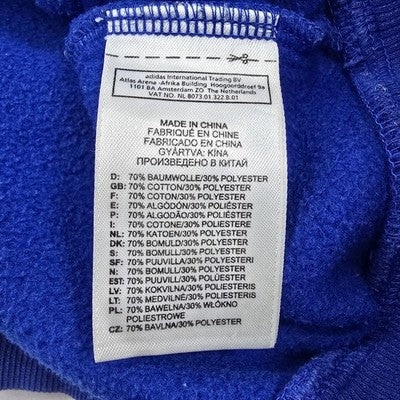 Adidas Men's Blue NY Knicks Full Zip Hoodie Size 50