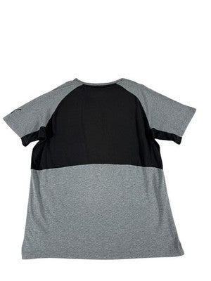 Puma Active Gray Black Color Block Athletic T-Shirt XXL