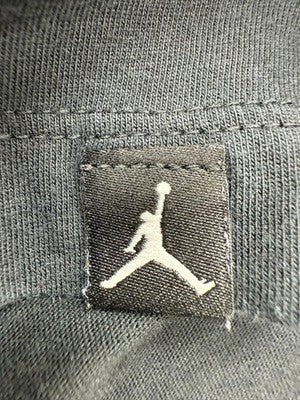 Jordan XL Black Oversized Cotton T-Shirt Jumpman Logo Crewneck