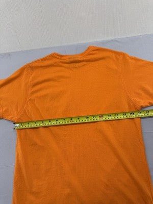 Hugo Boss Men's Orange Crew Neck Short Sleeve T-Shirt M Cotton