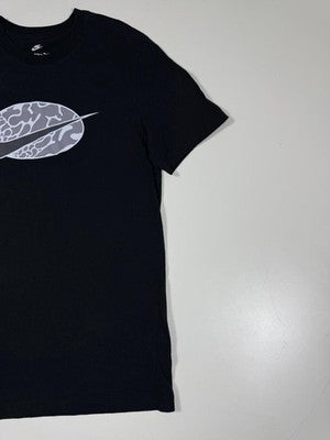 Nike Men's Black Graphic Print Short Sleeve Crew Neck T-Shirt Size S
