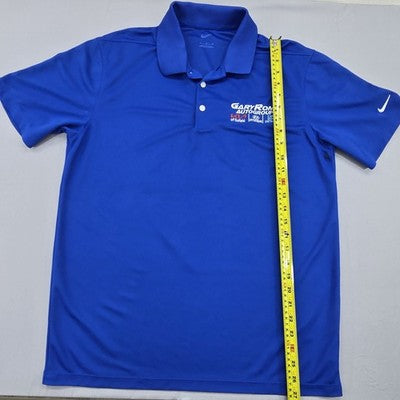 Nike Men's Blue Dri-FIT Golf Polo Short Sleeve Moisture Wicking