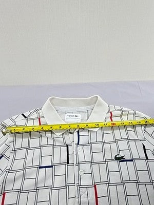 Lacoste Novak Djokovic White M Tennis Polo Moisture Wicking France