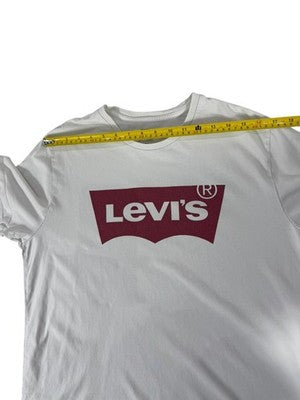 Levi's XL Grey Men's Short Sleeve Graphic Cotton T-Shirt Crewneck