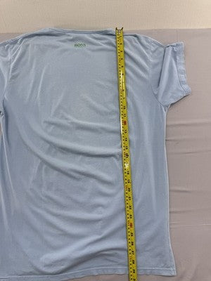 Hugo Boss 1997 Club Tropicana Light Blue XL Cotton T-Shirt