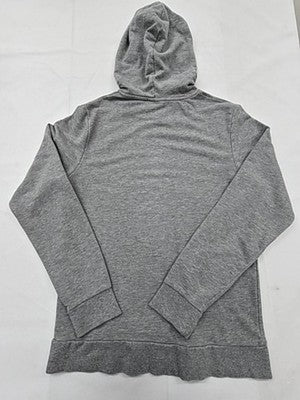Jack & Jones Men's Graphic Hoodie M Grey Organic Cotton Relaxed Fit