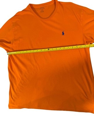 Polo Ralph Lauren Men's Orange Short Sleeve T-Shirt L