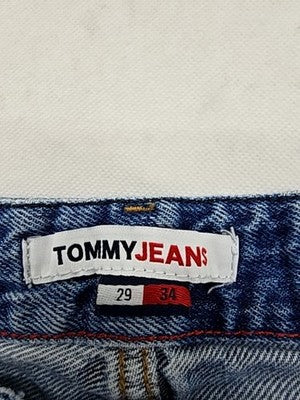Tommy Jeans Men's Blue Denim Jeans 29x34 Button Fly Med Wash