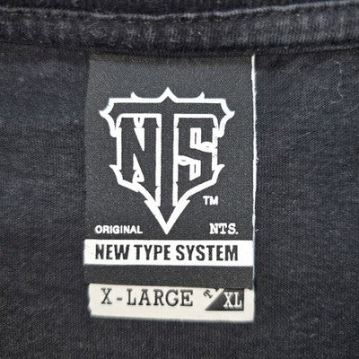 NTS Men Black Star Wars Graphic T-Shirt Size XL Regular Crew Neck