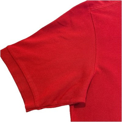 Kappa Men's Polo Shirt Red Cotton Size 5Xl Casual Sportswear
