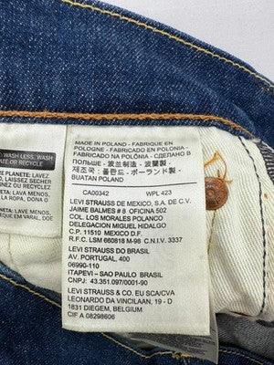 Levi's 510 Skinny Jeans Men's Dark Wash 29x32 Vintage Stretch
