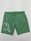 Kappa Herren grün Logo Freizeit Shorts XXX groß elastischer Kordelzug Taschen