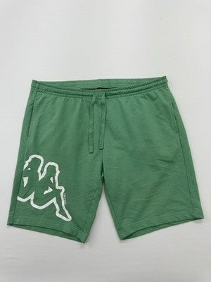 Kappa Herren grün Logo Freizeit Shorts XXX groß elastischer Kordelzug Taschen