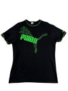 Puma Women's Black T-Shirt – Size XL, One-off pre-loved from Artistic, Graphic