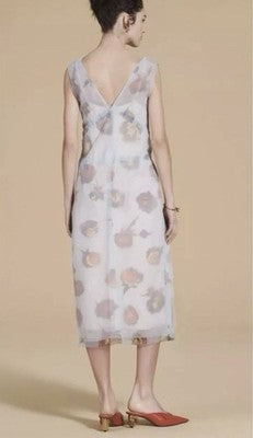 Nwt Zara Mixed Printed Dress Limited Edition Short Sleeve Midi Dress Size M