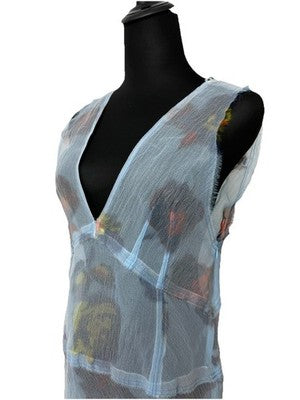 NWT Zara Mixed Printed Dress Limited Edition Short Sleeve Midi Dress Size M