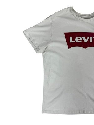 Levi's XL Grey Men's Short Sleeve Graphic Cotton T-Shirt Crewneck